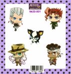 Наліпки Неймовірні пригоди ДжоДжо Jojo's Bizarre Adventure №20-001 