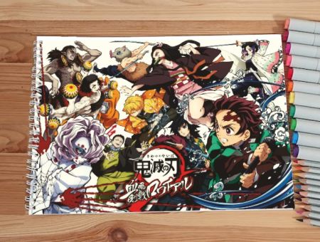 Альбом Клинок , що розтинає демонів Demon Slayer №0004