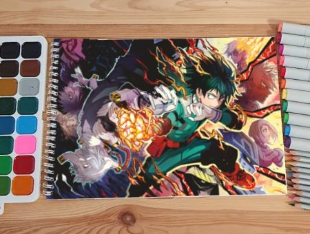 Альбом Моя геройська академія Boku no Hero Academia №0011 Мідорія та Шигаракі 
