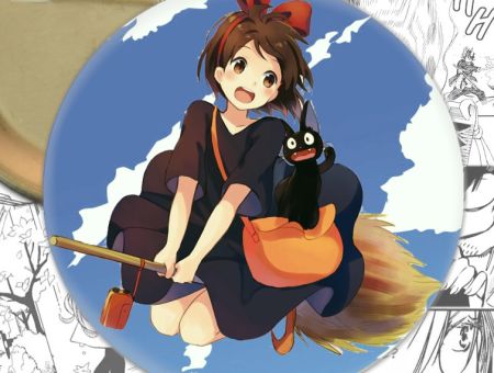 Значок аніме Kiki's Delivery Відьмина служба доставки 000711