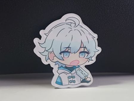 Значок акриловий фігурний Геншин Імпакт Чун Юнь Genshin Impact БУЛ-0019-11