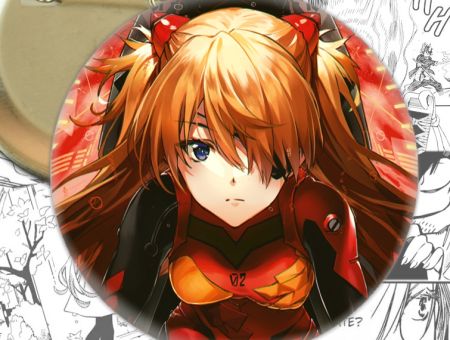 Значок аніме Evangelion Аска 002031 